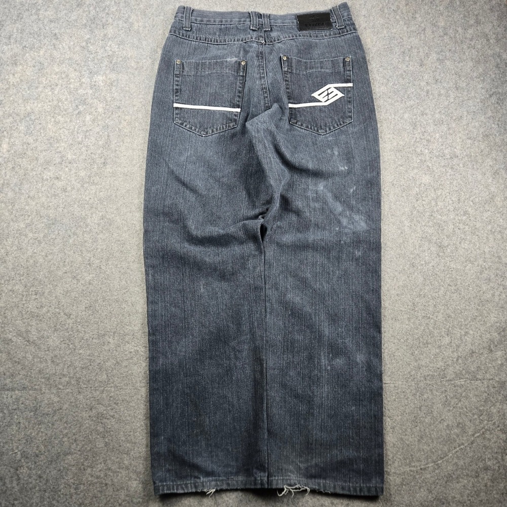 Enyce Jeans Mens 32x32 (Fits 32x30) Gray Baggy Loose Fit Streetwear Vintage Y2K